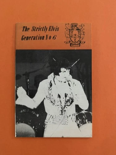 Strictly Elvis Generation Fan Club Booklet # 6