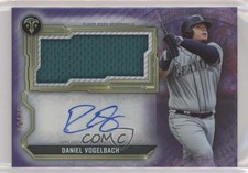 2020 Triple Threads Single Jumbo Relics Amethyst 74/75 Daniel Vogelbach Auto y8h