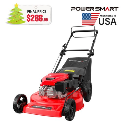 #ad PowerSmart Self Propelled Lawn Mower 22quot; Gas Powered 170cc Steel Deck New $300.75