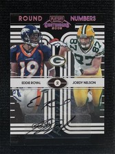 2008 Playoff Contenders Black Signatures 2/10 Eddie Royal Jordy Nelson Auto ow6