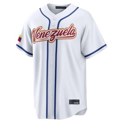 Men's Venezuela Luis Arraez White 2026 World Baseball Stitched