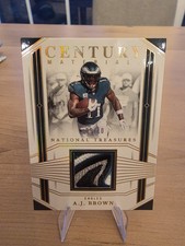 2023 National Treasures AJ Brown Century Materials Patch Gold /10