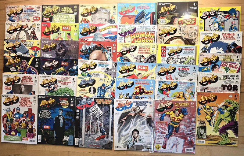 Huge ALTER EGO Magazine Lot 0f 35 Issues, #85-126 Assorted, TwoMorrows - Comics!