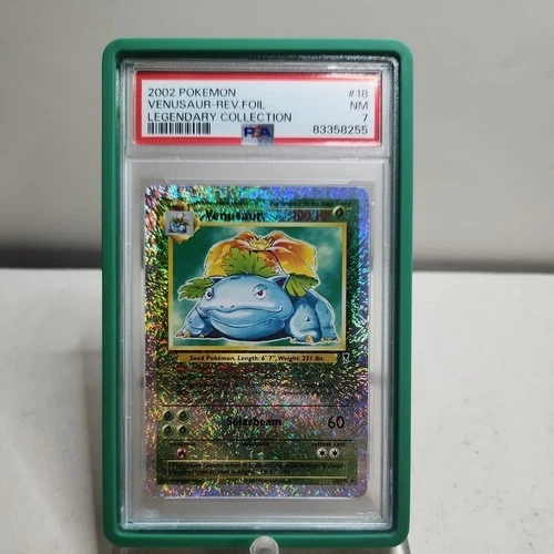Pokemon Venusaur Legendary Coll. Reverse Holo Rare #18 PSA 7