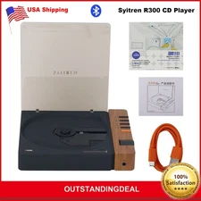 Syitren R300 CD Player Bluetooth Audio Player Support for CD/CD-R/CD-RW USA
