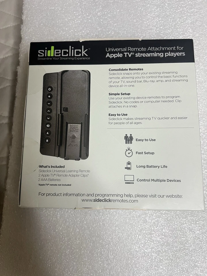 Sideclick Remotes Universal Remote Attachment for Apple TV - Image 2 of 4
