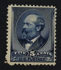 CKStamps: US Stamps Collection Scott#216 5c Garfield Mint H OG