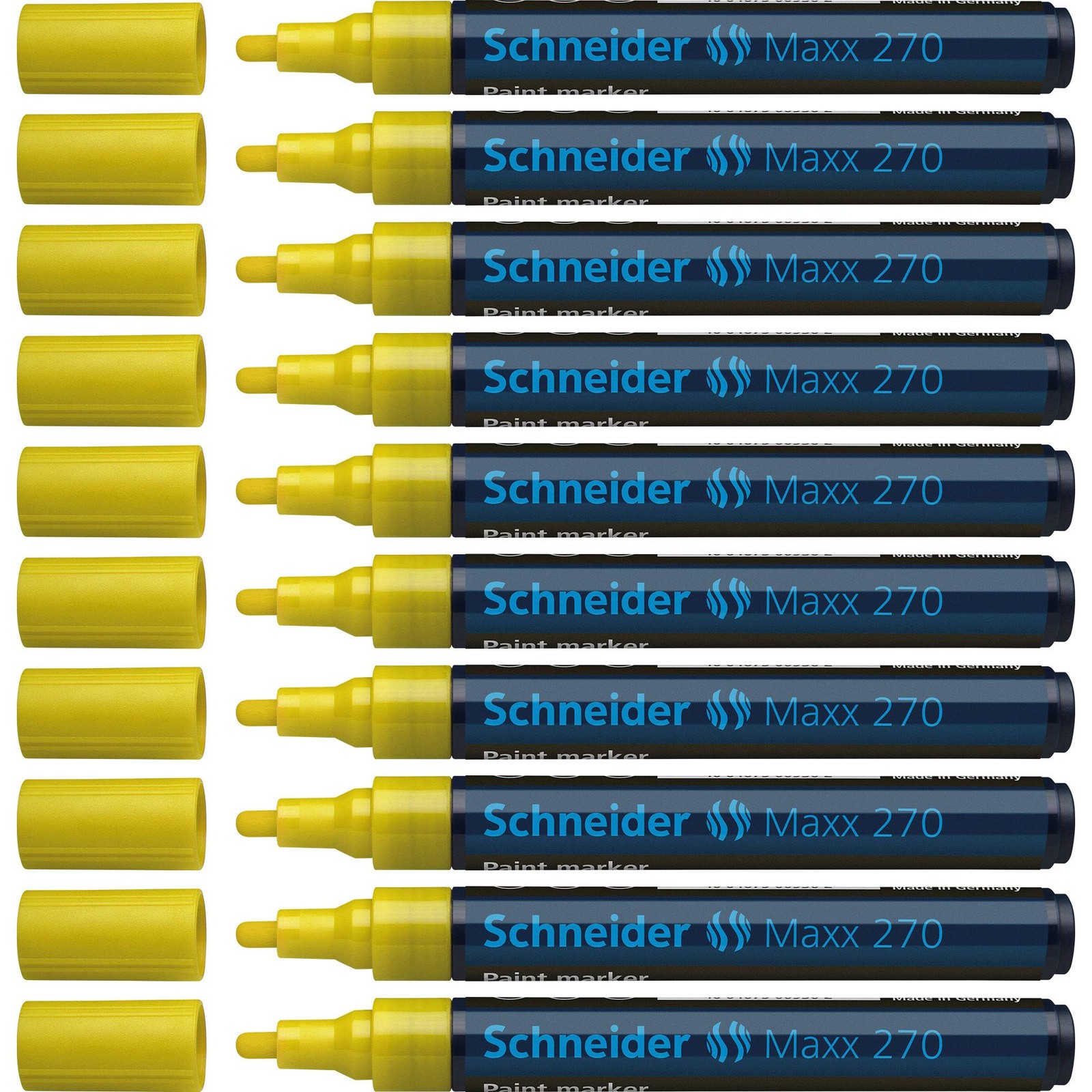 Schneider Paint Marker Maxx 270ound Tip 1-3m able Tip Yellow 9490₽