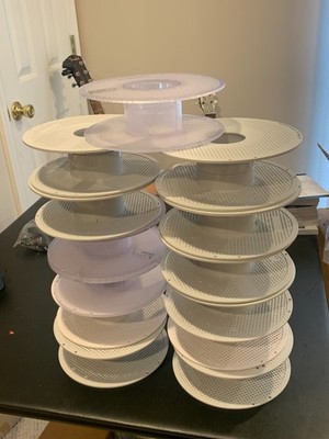 Bambu Lab 3D Printer Empty Spools 1.75mm 1kg Refillable Plastic Spools Lot of 13