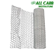 Galvanized Poultry Net - Fencing Chicken Wire 1" Hole -  24in×100ft Poultry Mesh 0.47 per foot