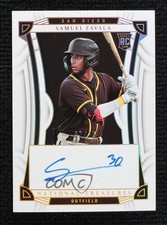 2023 National Treasures Rookie Signatures Holo Gold 7/25 Samuel Zavala Auto 16wc