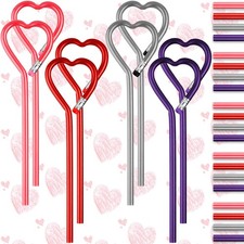 Fainne 28 Valentine's Day Heart Pencils Assorted Colorful Wooden