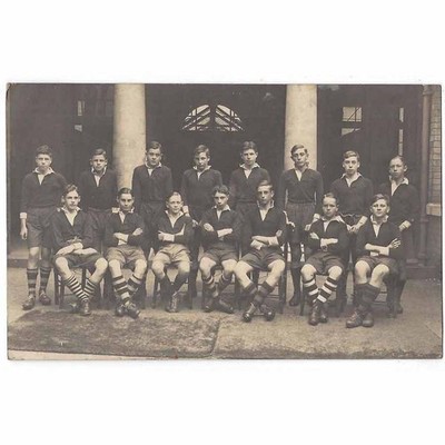 RUGBY Unbekannte Schule XV RP Postkarte, unbenutzt