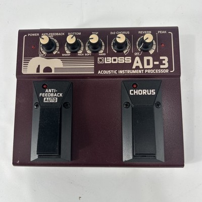 BOSS AD-3 Acoustic Instrument Processor  Great Condition  Guitar