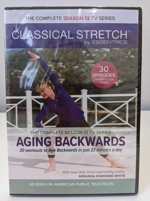 Classical Stretch by ESSENTRICS Season 12 Aging Backwards  (DVD, 2017, 4-Disc)