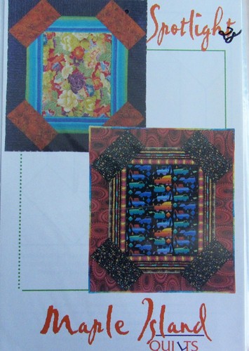 Maple Island Quilts SPOTLIGHT Stitch & Flip EASY Quilt Pattern Debbie Bowles NEU