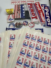 Huge Lot of ROSS PEROT REFORM 3rd PARTY PRESIDENTIAL POLITICAL PIN BUTTONS Merch