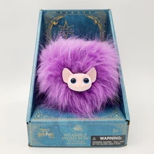 2025 Universal Studios Harry Potter Purple Wearable Pygmy Puff Shoulder Plush