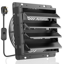 HG Power 350mm Shutter Exhaust Fan with Mesh Screen 1500m³/h Wall Mounted Ext...