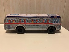 Bus Express C- 5701 tin Greyhound Lines 1960s friction Japan