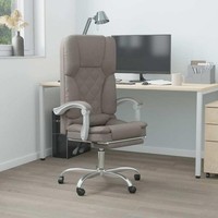 BüRostuhl Mit Massagefunktion Taupe Stoff