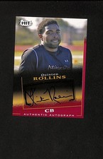 2015 SAGE HIT #A2 Quinten Rollins Autographs Red