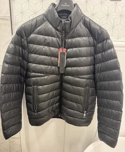 Milestone MS Hendrik Men’s Black Quilted Puffer Jacket Size M EU 50 NWT image 2