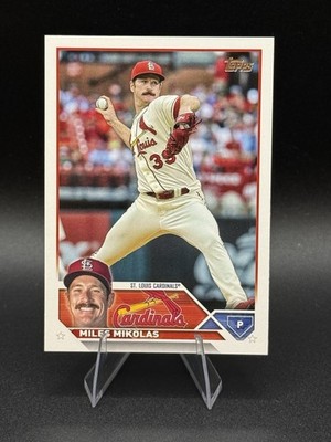 2023 Topps Series 2 - Miles Mikolas #548 Advanced Stats Back /300 Cardinals ST3