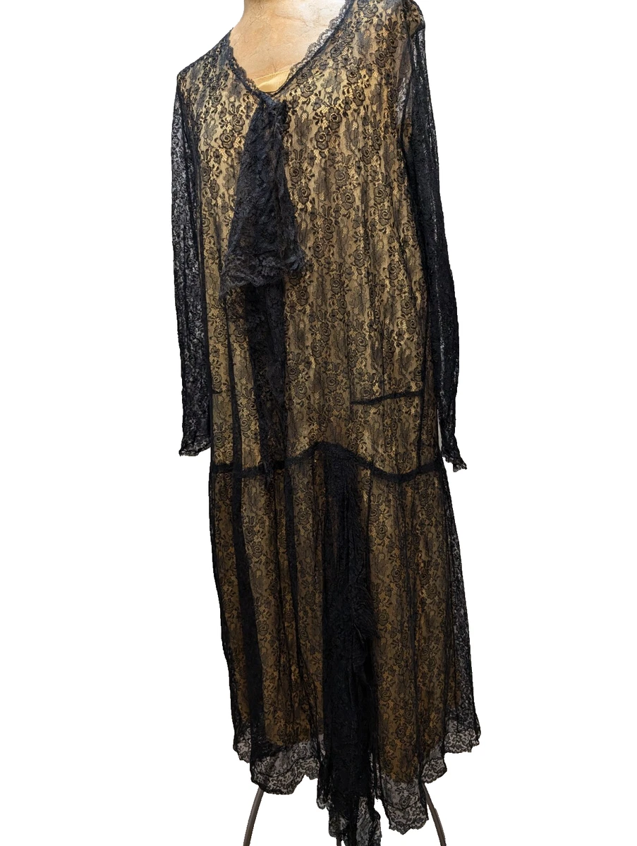 Flapper Lace Black Vintage Dresses for Women for sale | eBay