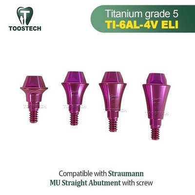 1/4/6/10/20pcs Multi unit straight abutment fits to Straumann BLX  RB/WB D4.6mm