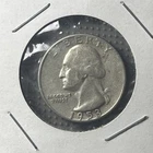 1953-S Washington Silver Quarter,  Circulated 90% Silver -  (S)