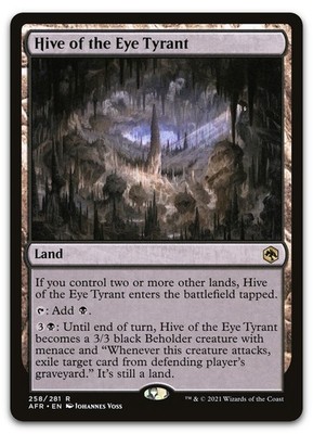 Hive of the Eye Tyrant #258 (NM) Forgotten Realms AFR Magic MTG