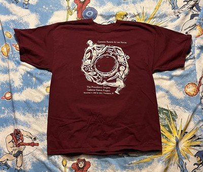 Vtg Providence Singers Cadence Dance Project Rhode Island 2000 T-shirt XL Y2K