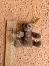 Vintage 1970's Steiff Mini Teddy Bear Caramel 0202/11 - Germany