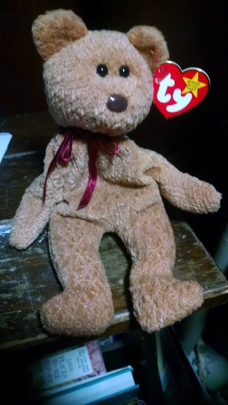 Rare Ty Curly with patch on tag and error on tag