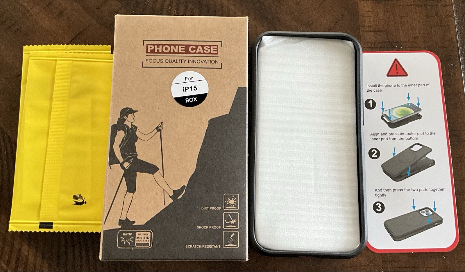 iPhone 15 Case Aedilys Shockproof New-image