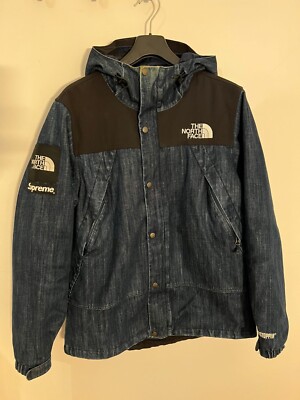 Supreme x The North Face Denim Dot Shot Jacket SS15
