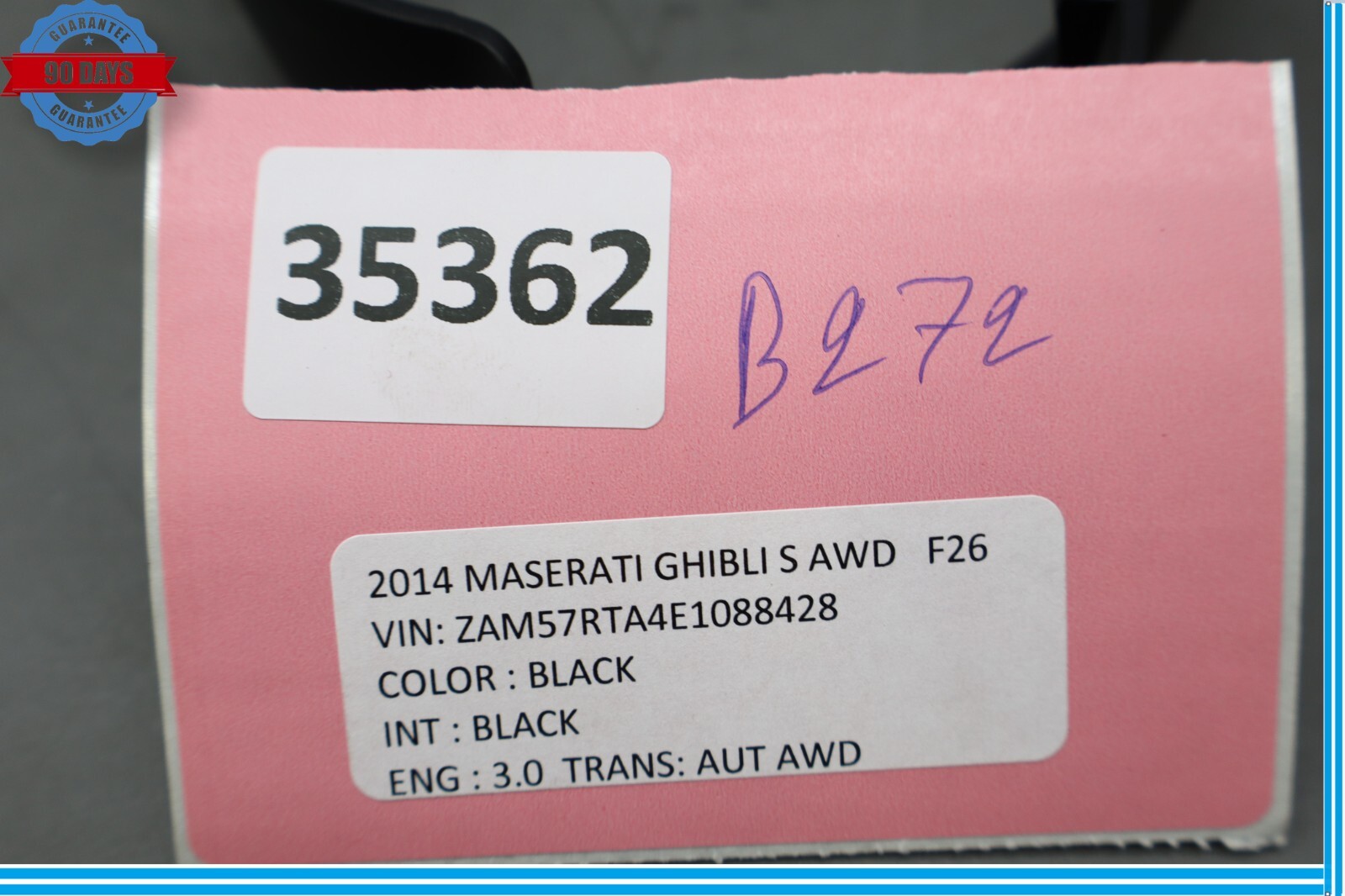 Maserati Ghibli 2014-2019 Steering column trim P/N 21523448