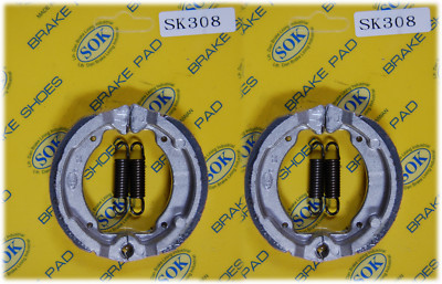 ATV Brake Replacement 1987-1996 Front & Rear Brake Shoes Set For Suzuki LT80 Quadrunner/Quadsport 80 (1987-1996) Quadrunner Quadsport 80 Brakes - Foto 4