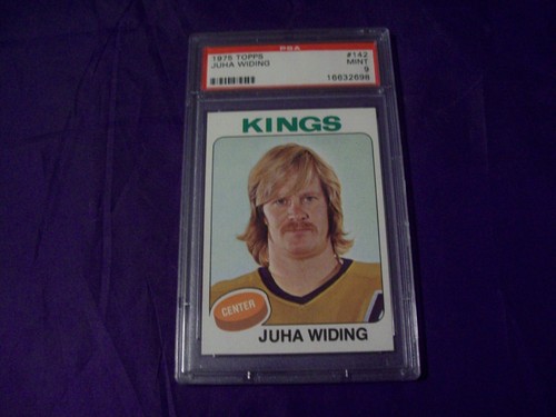 Juha Widing #142 1975 Topps card