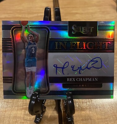 Beaut 2021-22 Select REX CHAPMAN # d  /299 - In Flight Auto Silver Holo Prizm