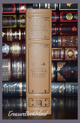 Adventures of Sherlock Holmes Stories by Conan Doyle Leather Bound