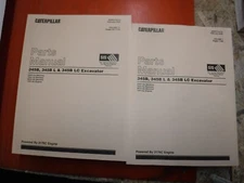 UP TO 2000 CATERPILLAR 345B L LC EXCAVATOR FACTORY 2 VOL. PARTS CATALOG MANUAL