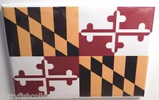 Maryland State Flag  2" x 3" Refrigerator Locker MAGNET