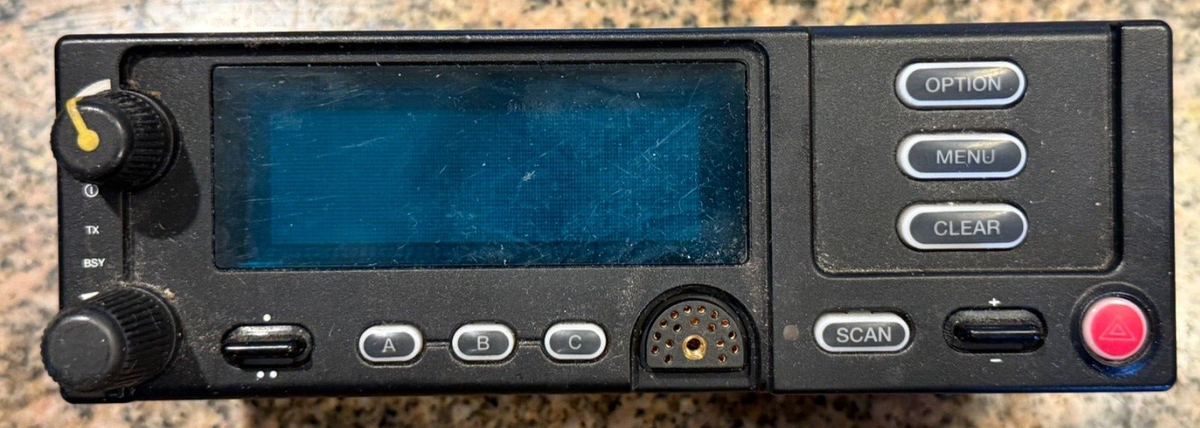 HARRIS MACOM CH-721 Control Head M5300/M7300 RADIOS CU23218-0002