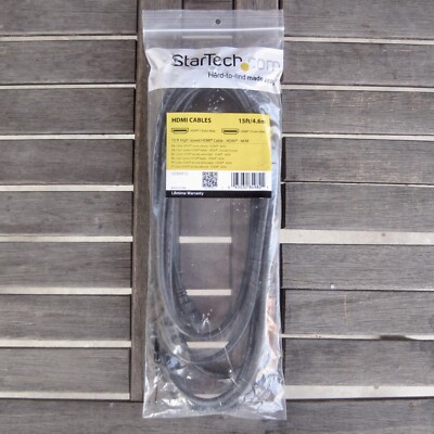 StarTech 15-ft High Speed HDMI Cable - HDMM15