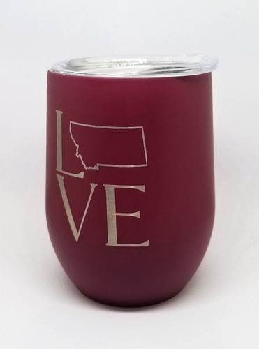 Love Montana - Stemless Wine Glass - Picture 2 of 4