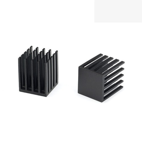 Various Sizes Aluminum Heatsink Heat Sinks IC Chip Transistor Black Silver Gold - Picture 5 of 7