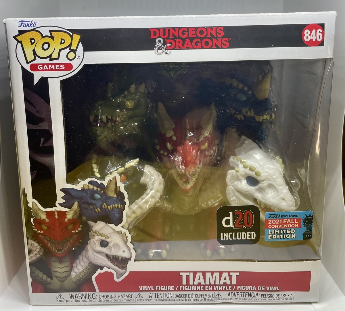 Funko Pop ダンジョンズ & ドラゴンズ D&D ティアマト　コミコン Funko POP! Dungeons & Dragons Tiamat - 2021 Fall Convention