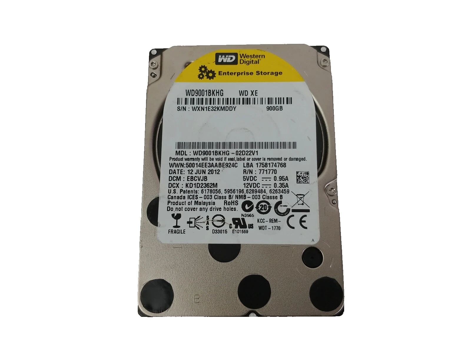 Western Digital 2 SAS Internal Hard Disk Drives
